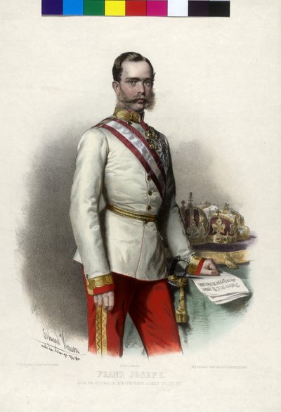 Itävallan keisari Franz Joseph I tekijältä Unbekannter Künstler