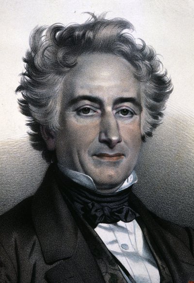 Eugene Chevreul, n. 1830 - 1840 (kaiverrus). tekijältä Unbekannter Künstler