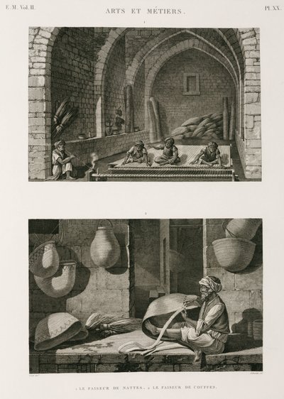 Valmistus, Muut matontekijät ja korinkutojat, Egypti, n. 1798 tekijältä Unbekannt