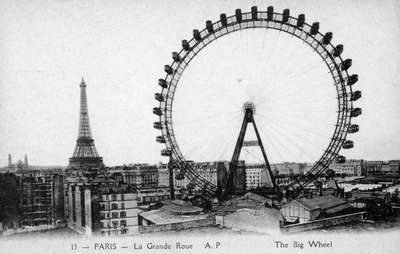 Maailmanpyörä, Pariisi - Exposition Universelle 1900 tekijältä Unbekannter Künstler