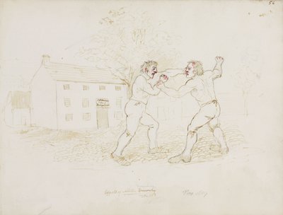 Fighting, Northumberland, n. 1805-1820 tekijältä Unbekannt