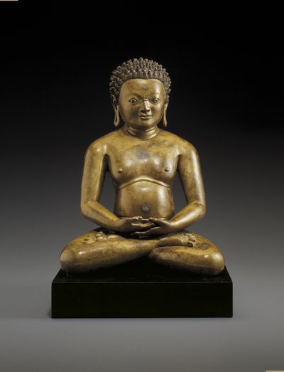 Istuvan joogin hahmo, mahdollisesti Padampa Sangye, 1000-1100-luku tekijältä Unbekannt