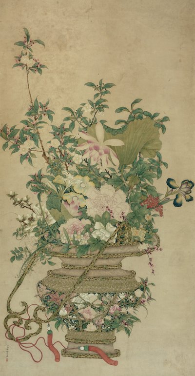 Flowers of the Four Seasons, Qing-dynastia, 1700-1800-luku tekijältä Unbekannt