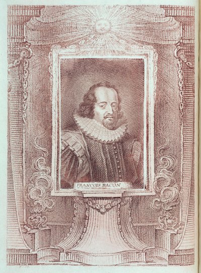 Francis Bacon, englantilainen esseisti ja filosofi, 1600-luvun alku tekijältä Unbekannt