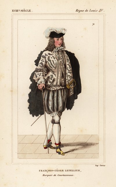 Francois-Cesar Letellier, Courtanvaux