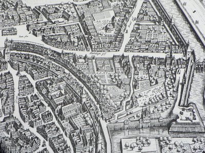 Frankfurt Judengasse 1628 tekijältä Unbekannter Künstler