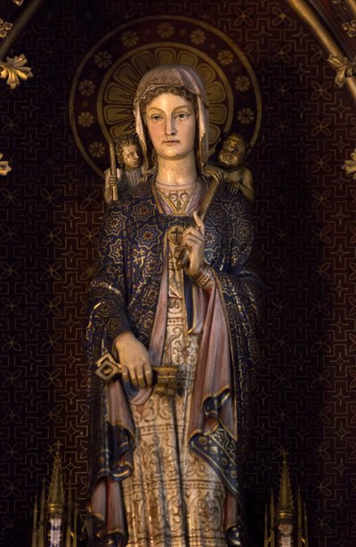 Genevieve, Pariisin suojeluspyhimys. Eglise Saint Etienne du Mont, Pariisi 2020 tekijältä Unbekannter Künstler