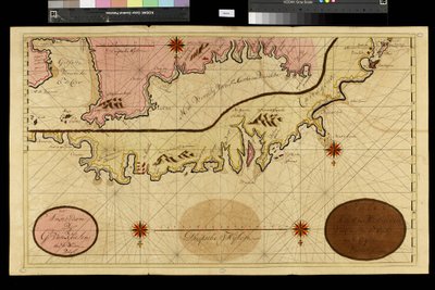 Maantieteellinen kartta: hollantilaisen kartografi Gerard van Keulenin (1678-1726) 1709-1713 tekemä kuva Cartagenasta Kolumbiassa. Biblioteca Angelica, Rooma tekijältä Unbekannter Künstler