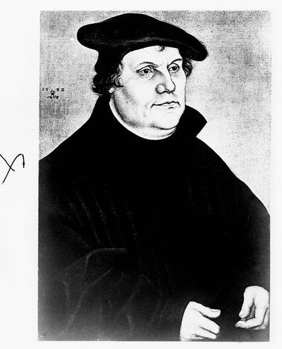 Saksalainen uudistaja Martin Luther tekijältä Unbekannter Künstler