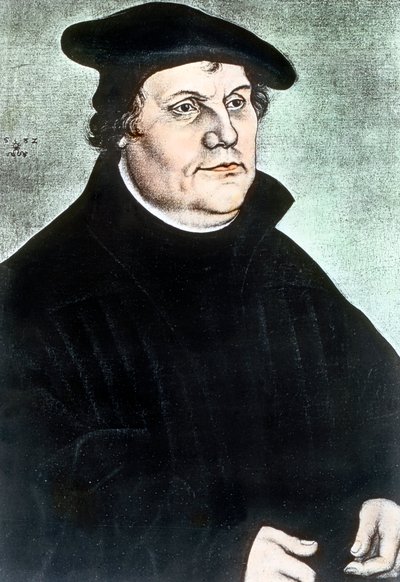 Saksalainen uskonnollinen uudistaja Martin Luther tekijältä Unbekannter Künstler