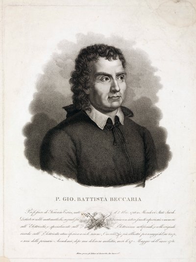 Giambattista Beccaria, italialainen pappi ja tiedemies tekijältä Unbekannt