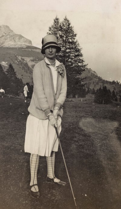 Golffari Carezza-järvellä tekijältä Unbekannter Künstler