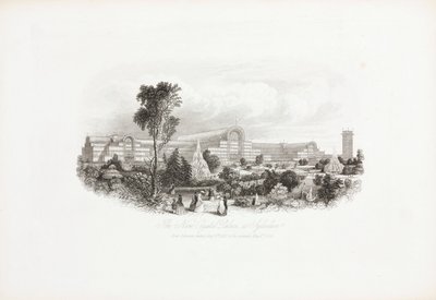 Suuri näyttely 1851 "The New Crystal Palace at Sydenham" tekijältä Unbekannter Künstler