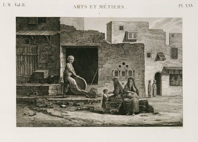 Rauta- ja rautatavaraveitsimylly, Egypti, n. 1798 tekijältä Unbekannt