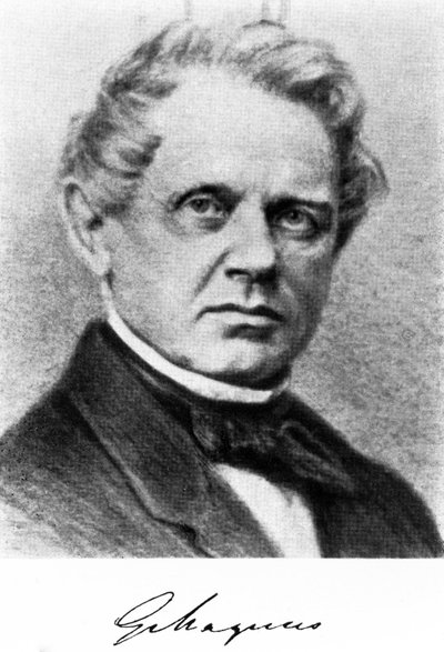 Heinrich Magnus, saksalainen kemisti ja fyysikko, 1800-luvun puoliväli tekijältä Unbekannt