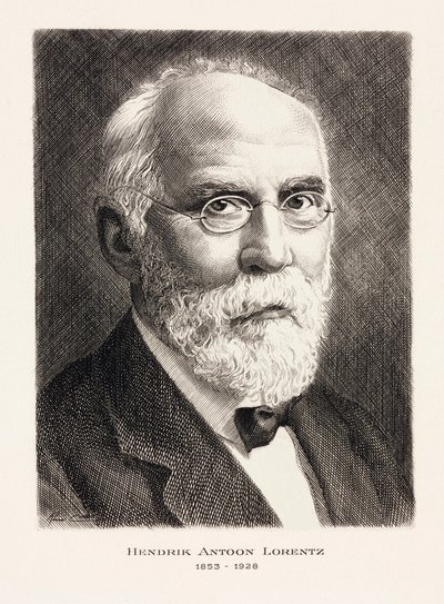 Hendrik Antoon Lorentz, hollantilainen matemaattinen fyysikko, n. 1910-luku tekijältä Unbekannt