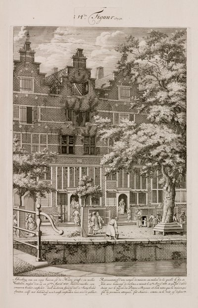 Talo vaurioitui tulipalossa, Amsterdam, Hollanti tekijältä Unbekannt