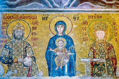 Istanbul, Turkki, Hagia Sofia ja Hagia Sophia (kuva) tekijältä Unbekannt