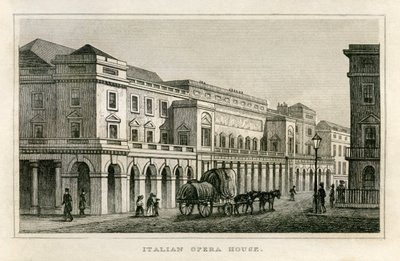 Italian oopperatalo, Haymarket tekijältä Unbekannt