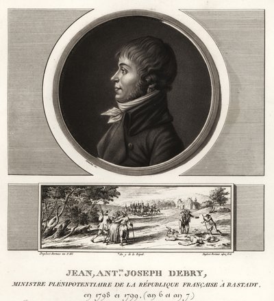 Jean Antoine Joseph Debry, Ranskan tasavallan täysivaltainen ministeri, puhuja tekijältä Unbekannt