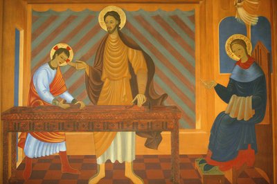Jeesus puuseppänä Pariisi Ranska tekijältä Unbekannt