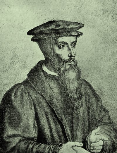 Johannes Calvin tekijältä Unbekannter Künstler
