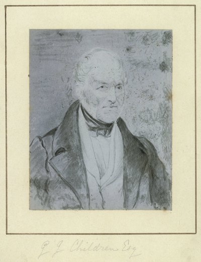 John George Children, englantilainen tiedemies, n. 1841 tekijältä Unbekannt
