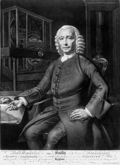 John Harrison, englantilainen keksijä ja kellotutkija tekijältä Unbekannt
