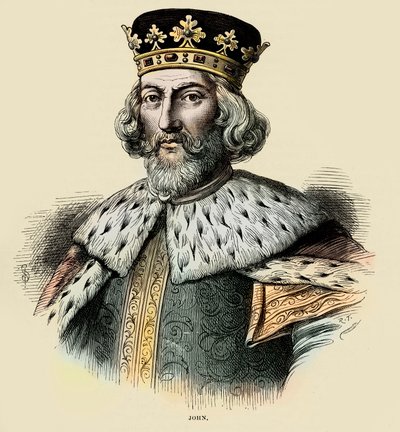 Johannes I, Englannin kuningas (kaiverrus) tekijältä Unbekannter Künstler