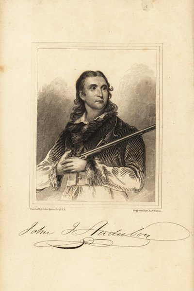 John James Audubon, yhdysvaltalainen ornitologi, luonnontieteilijä ja taidemaalari tekijältä Unbekannt