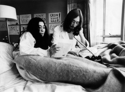 John Lennon i Yoko Ono a l