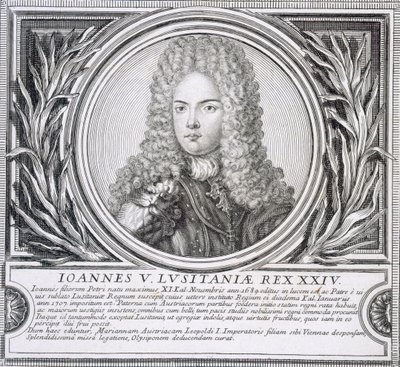 Johannes V Portugalilainen (litho) tekijältä Unbekannt