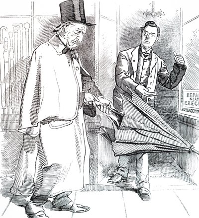 Joseph Chamberlain ja William Ewart Gladstone. tekijältä Unbekannt