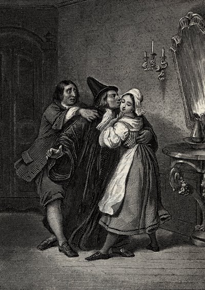 Tohtori itsestään huolimatta, näyttelee Jean Baptiste Poquelin dit Moliere tekijältä Unbekannt