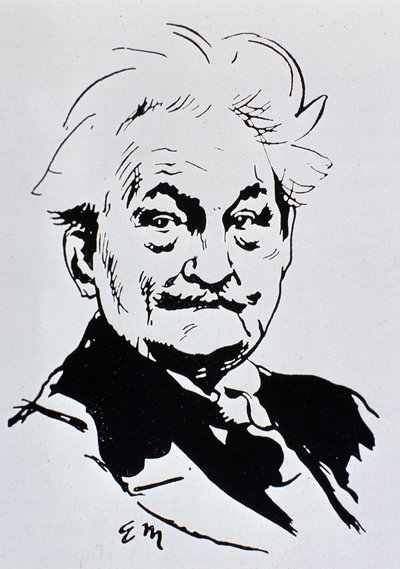 Leoš Janáček (muste paperille) tekijältä Unbekannt