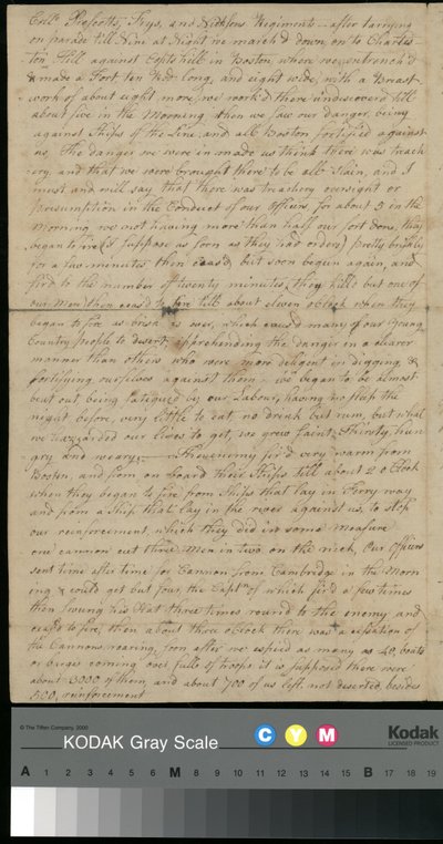 Peter Brownin kirje Sarah Brownille, 25. kesäkuuta 1775 (paperi) tekijältä Unbekannter Künstler