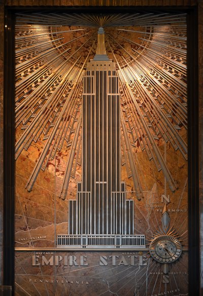 Empire State Buildingin rekisterikilpi, New York City, USA (kuva) tekijältä Unbekannt