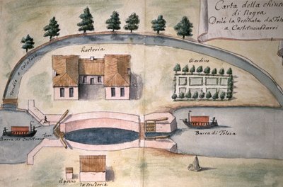 Canal du Midi -kanavan sulku tekijältä Unbekannter Künstler