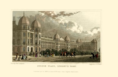 Lontoon näkymät: Sussex Place, Regent