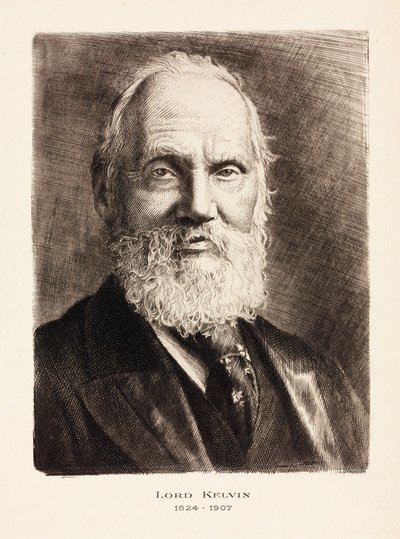 Lord Kelvin, skotlantilainen insinööri, matemaatikko ja fyysikko, n. 1900 tekijältä Unbekannt