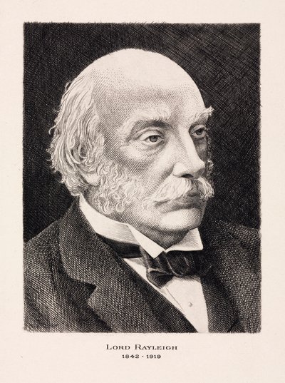 Lord Rayleigh, englantilainen matemaatikko ja fyysikko tekijältä Unbekannt