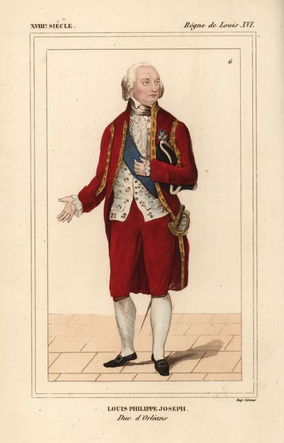 Louis Philippe Joseph, Orléansin herttua tekijältä Unbekannter Künstler