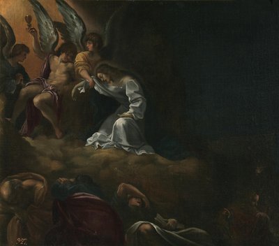 Ludovico Carracci - Puutarhaopetus tekijältä Unbekannter Künstler