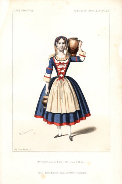 Madame Charlotte Doche, Eugenie Fleury tai Marie Charlotte Eugenie Plunkett Madeleinen roolissa Eugene Scribe
