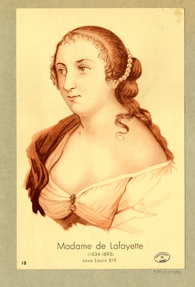 Madame de Lafayette tekijältä Unbekannter Künstler
