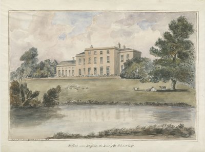 Milford House: akvarellimaalaus, 1848 tekijältä Unbekannt