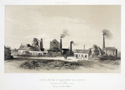 Kaivostoiminta, Coal De la Cossette Coalmining Company, Belgia tekijältä Unbekannt