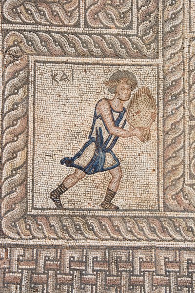Mosaiikit Rooman agorassa (5. vuosisata jKr.), Delphi (??????), Peloponnesos, Kreikka (kuva) tekijältä Unknown