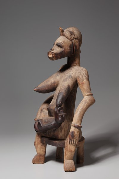 Äiti ja lapsi -hahmo, 1800-1900 tekijältä Unbekannt