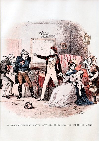 Nicholas Nickleby C. Dickens - kuvitus tekijältä Unbekannt